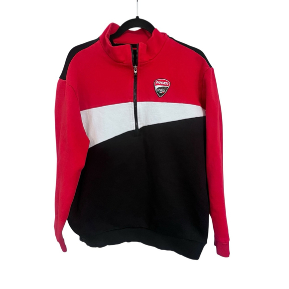 ducati Other - Ducati Corse Pullover 1/4 Zip Sweater Size XL Men's Sweatshirt Casual Motorcycle